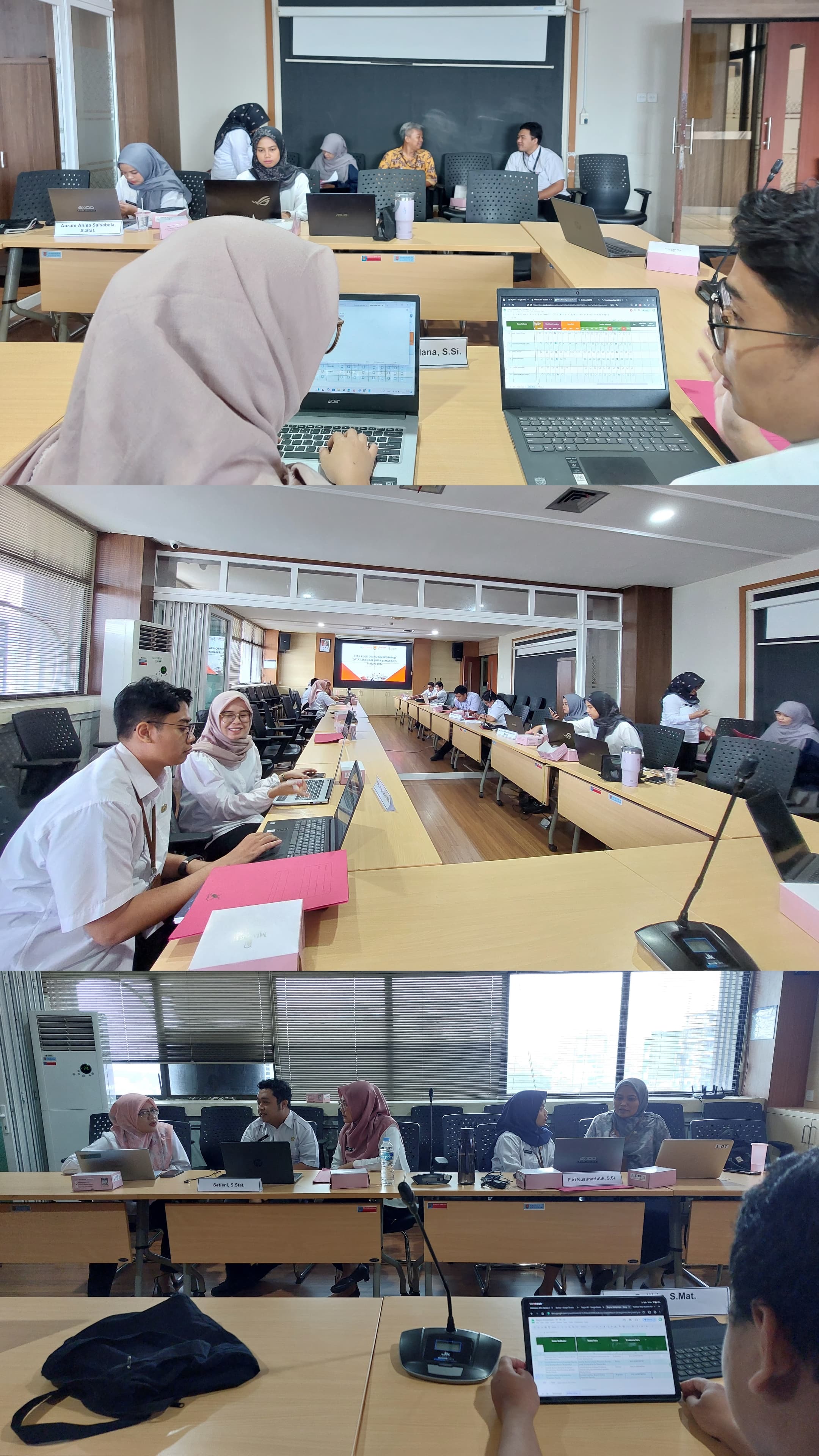 Desk Koordinasi Sinkronisasi Data Statistik Sektoral di Bappeda Kota Semarang